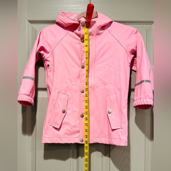 HANNA ANDERSSON Hello Rain Waterproof Jacket for Kids size US 5 rose pink - Picture 3 of 11